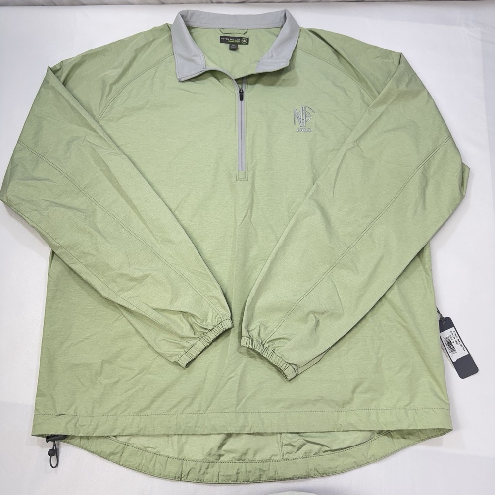 NWT Peter Millar Crown Sport Geneva Windbreaker Mens‎ M North Fork Country Club